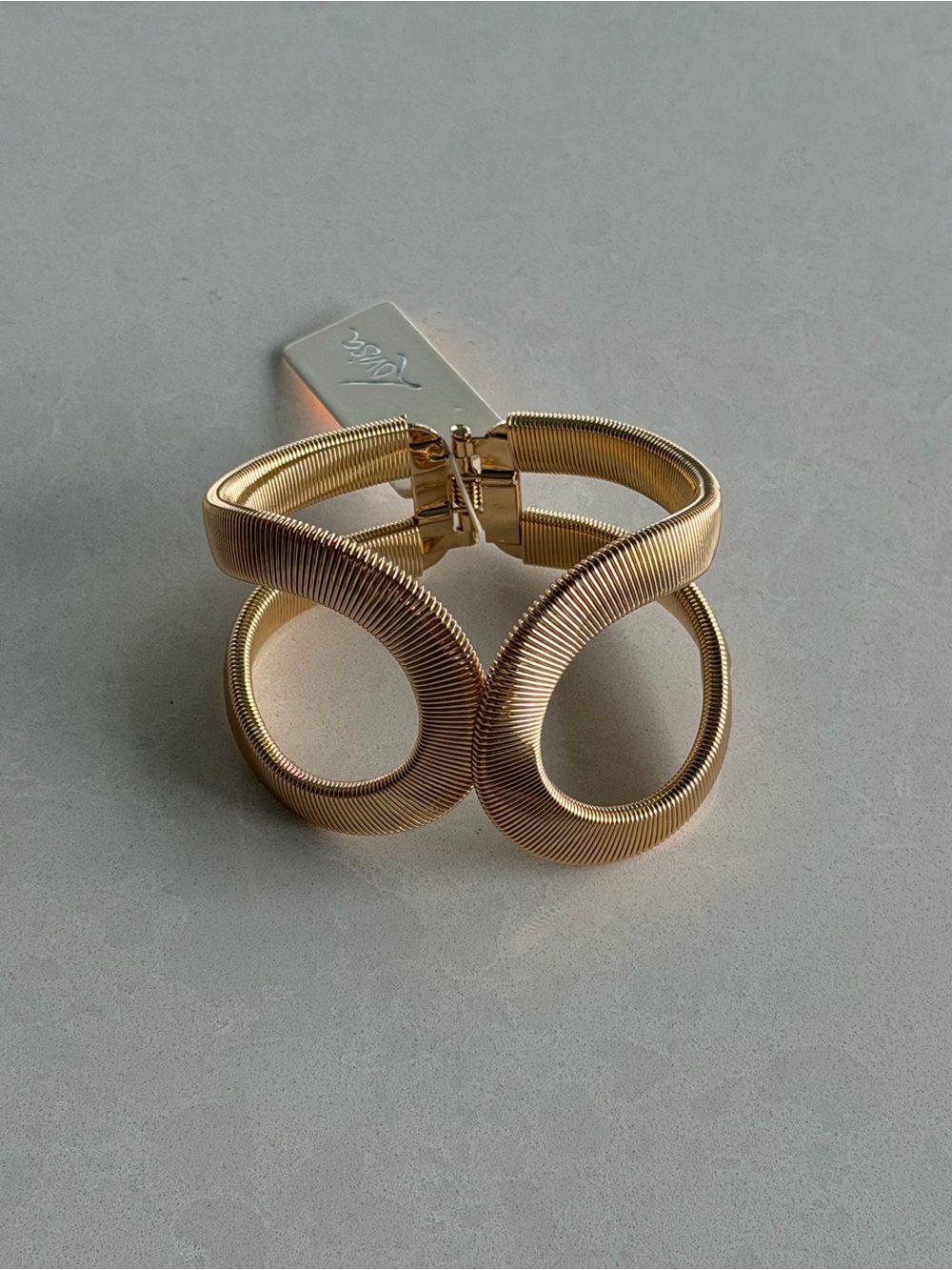 Gold Cable Bracelet/Cuff